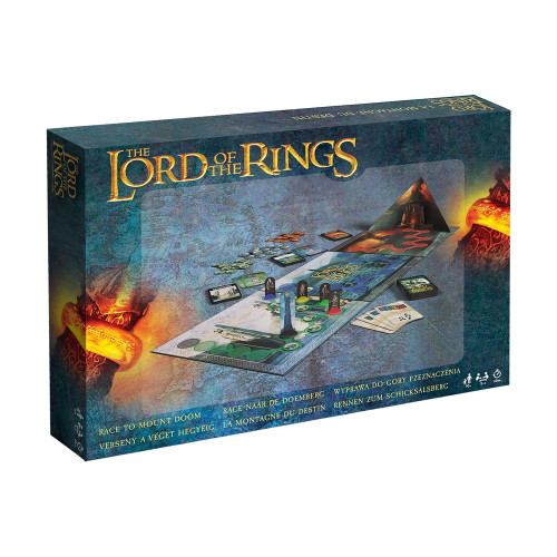 Joc Lord Of the Rings - Race to the Mount Doom, pentru 2-4 jucatori de peste 10 ani